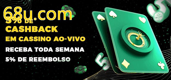 Promoções do cassino ao Vivo 68u.com